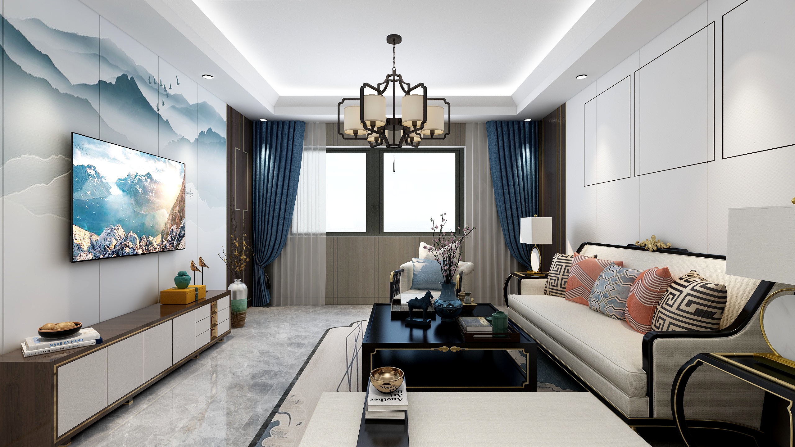 禾泽书韵-西3-1-0-4现代-装修设计方案