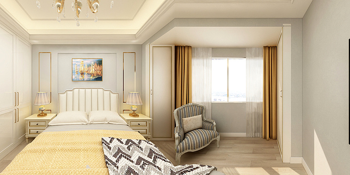 Jerryzha0-简美-江岸国际-装修设计方案