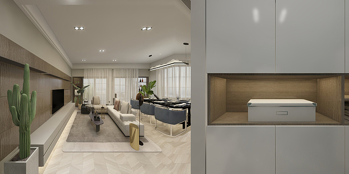 NIQI设计工作室-意大利北欧简约雅居-装修设计方案