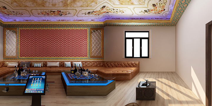 广西欧柏利装饰-KTV包厢-装修设计方案