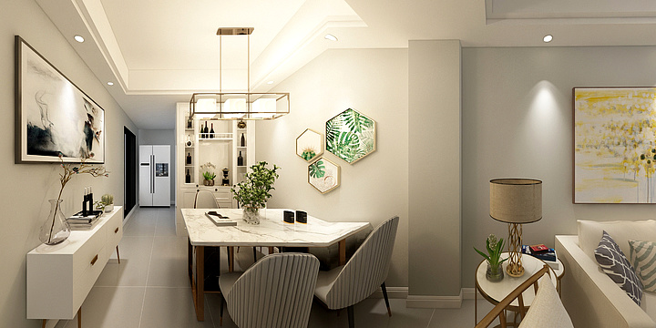 设计师小毛-九坤新城贾先生先生方案-装修设计方案