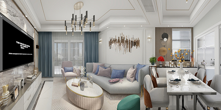 田丰硕-【韦警官】第二稿一楼-装修设计方案