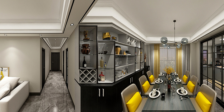 IliuliuI-塞纳河畔25栋03户型-装修设计方案