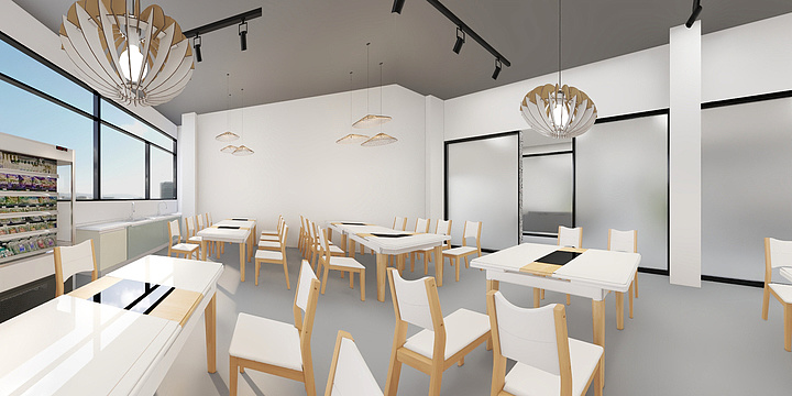 老济-坂田蓝玛特物流二楼-装修设计方案