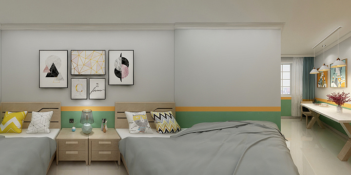 钮祜禄-A家家居公寓7套7-装修设计方案