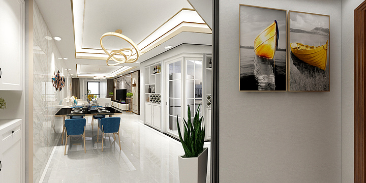 辛棉-轻奢风格-装修设计方案