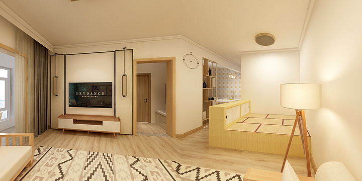 小凯Feyf-银河上园9-2-703-70平日式风格-装修设计方案