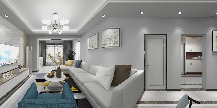 设计师郭伟林-香江半岛-装修设计方案