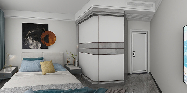 李曼华13393941216-建业17-702（现代简约）-装修设计方案