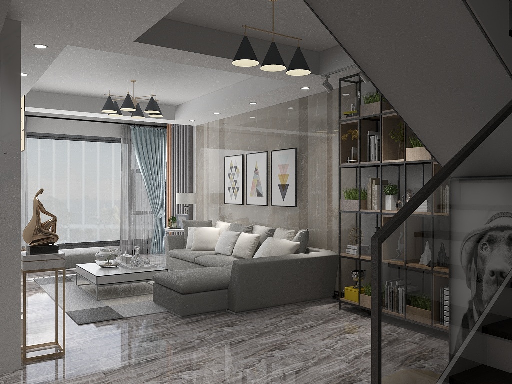 布谷鸟文化传播-复式楼（右上楼）-装修设计方案