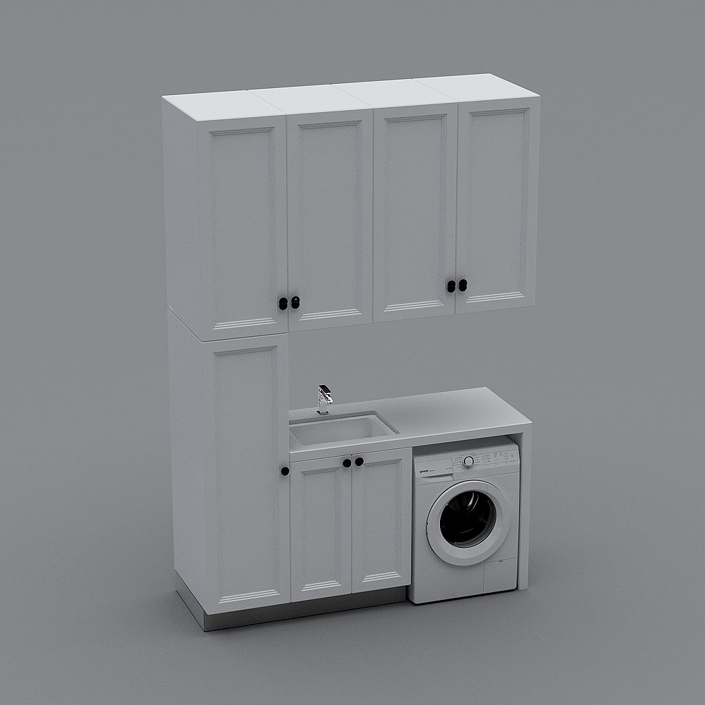 阳台柜子3D模型