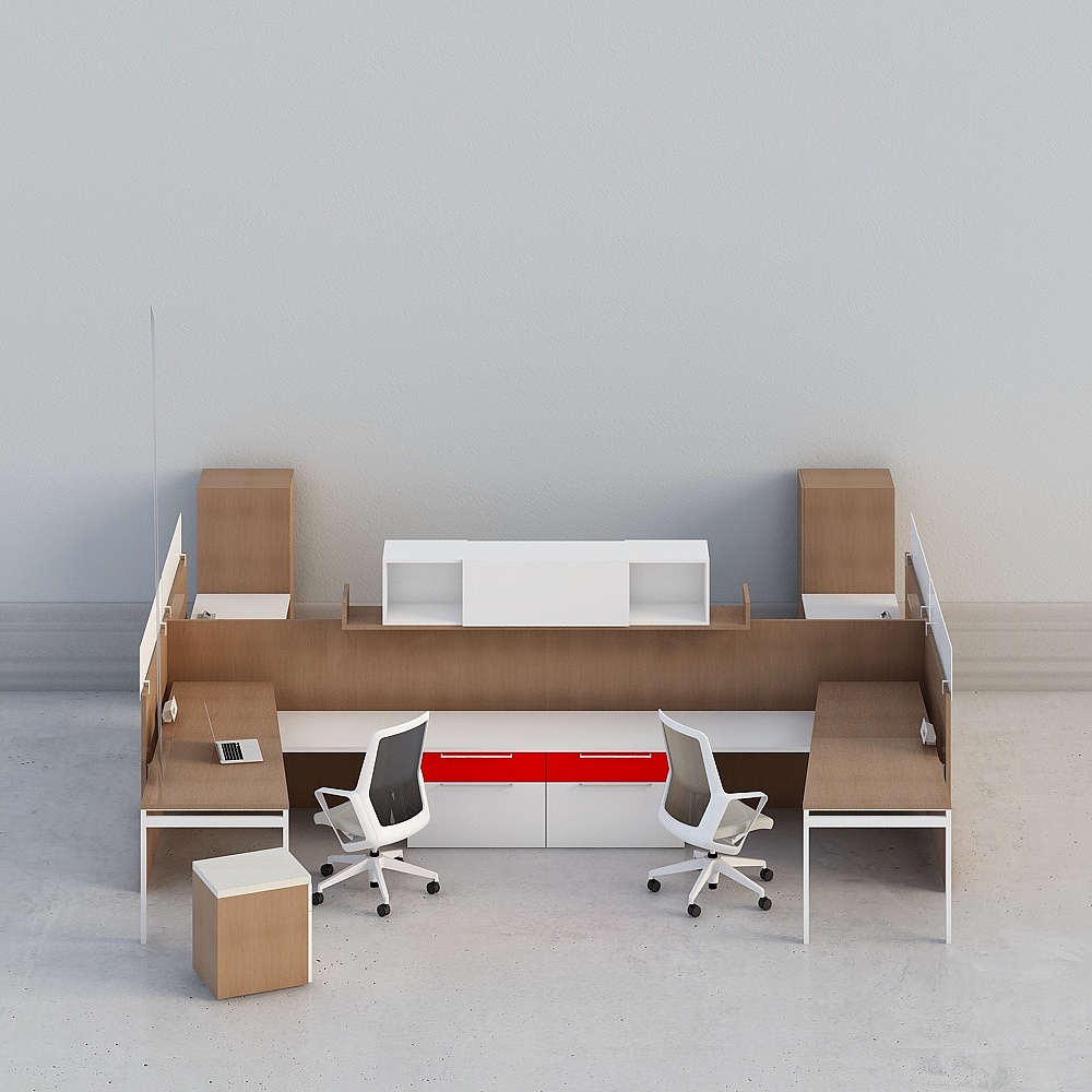 LIAN-办公桌椅 (199)3D模型