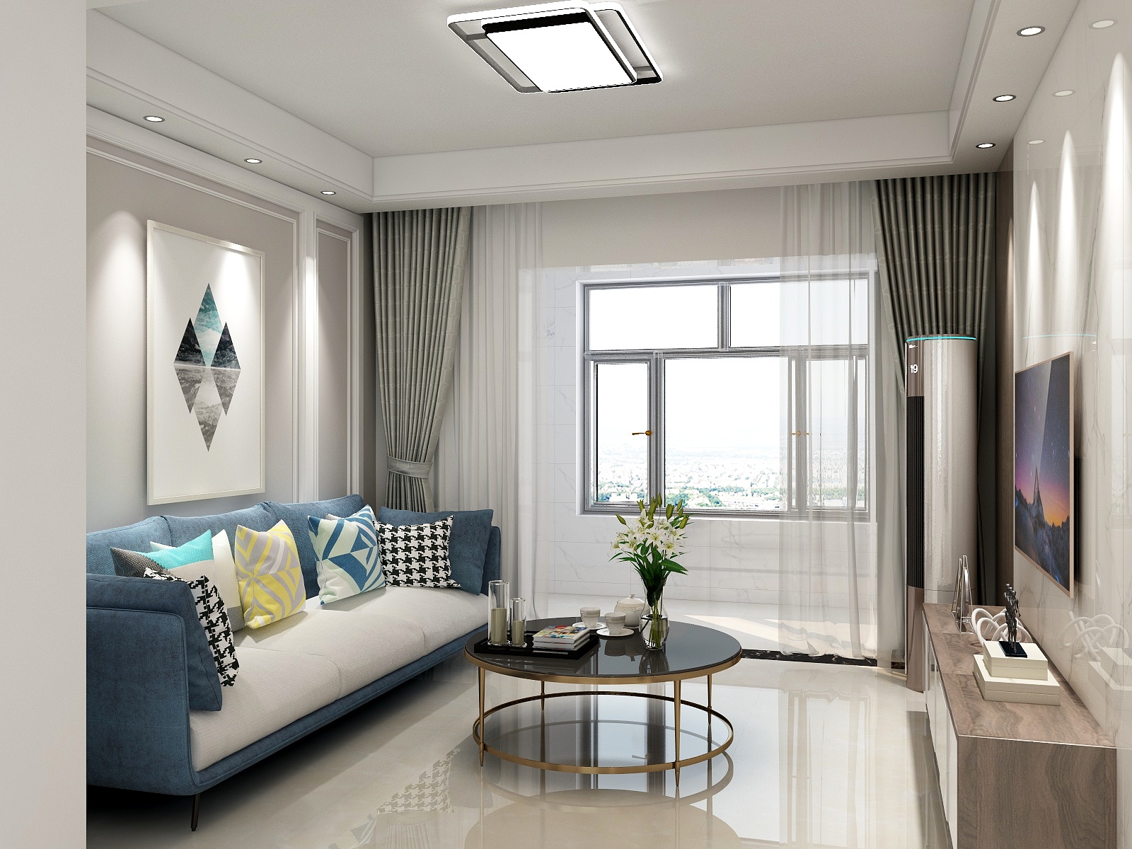 信达定制设计-城市6-1-1203-装修设计方案