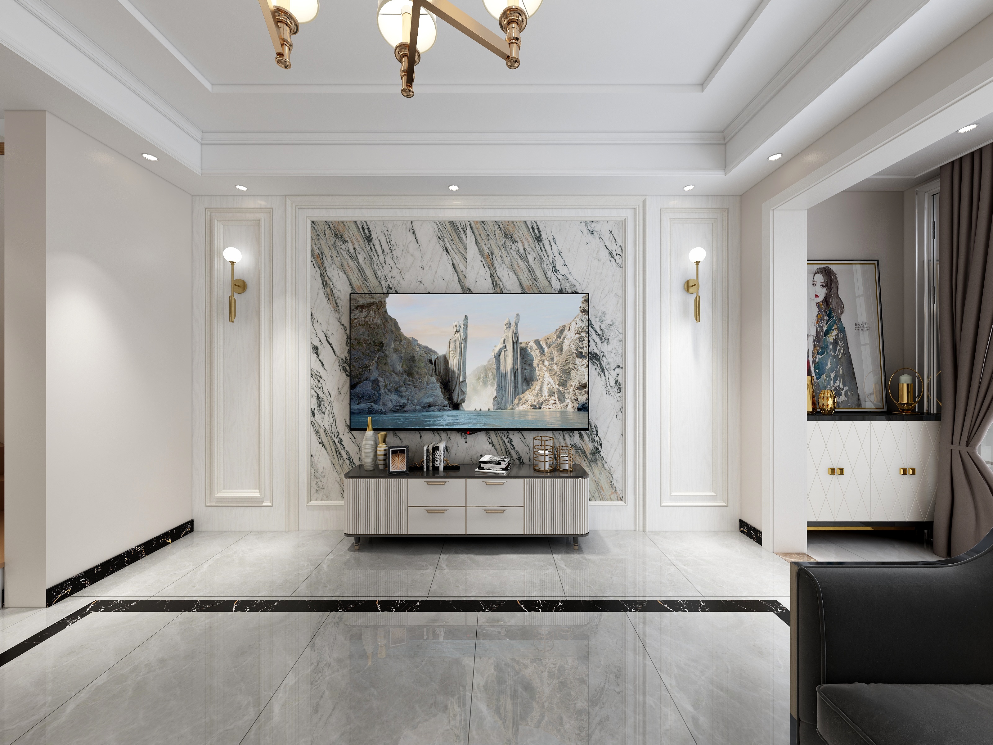 刘佳-绿地104k北欧-装修设计方案