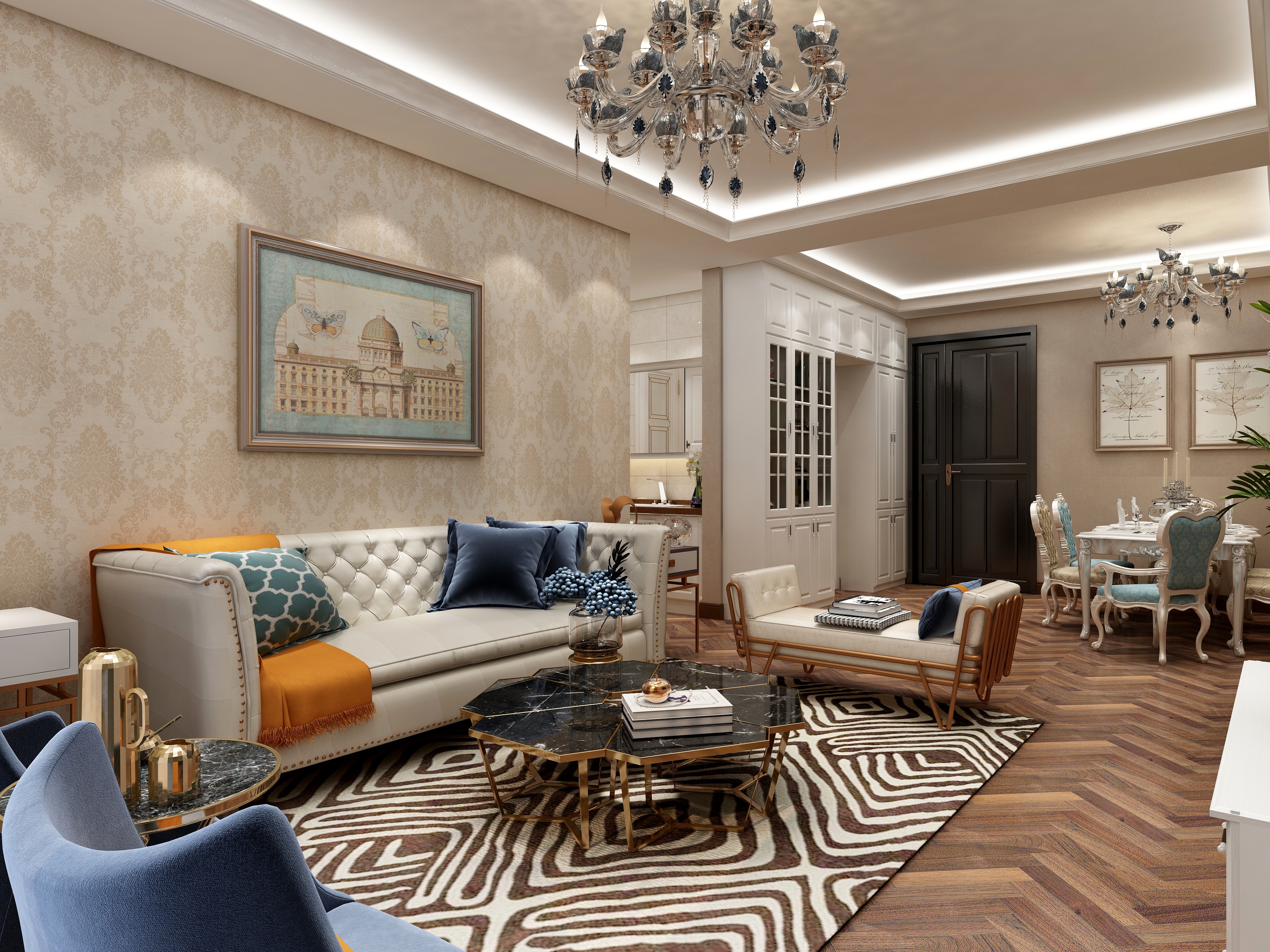 Tim设计_-全欣简欧装修效果图