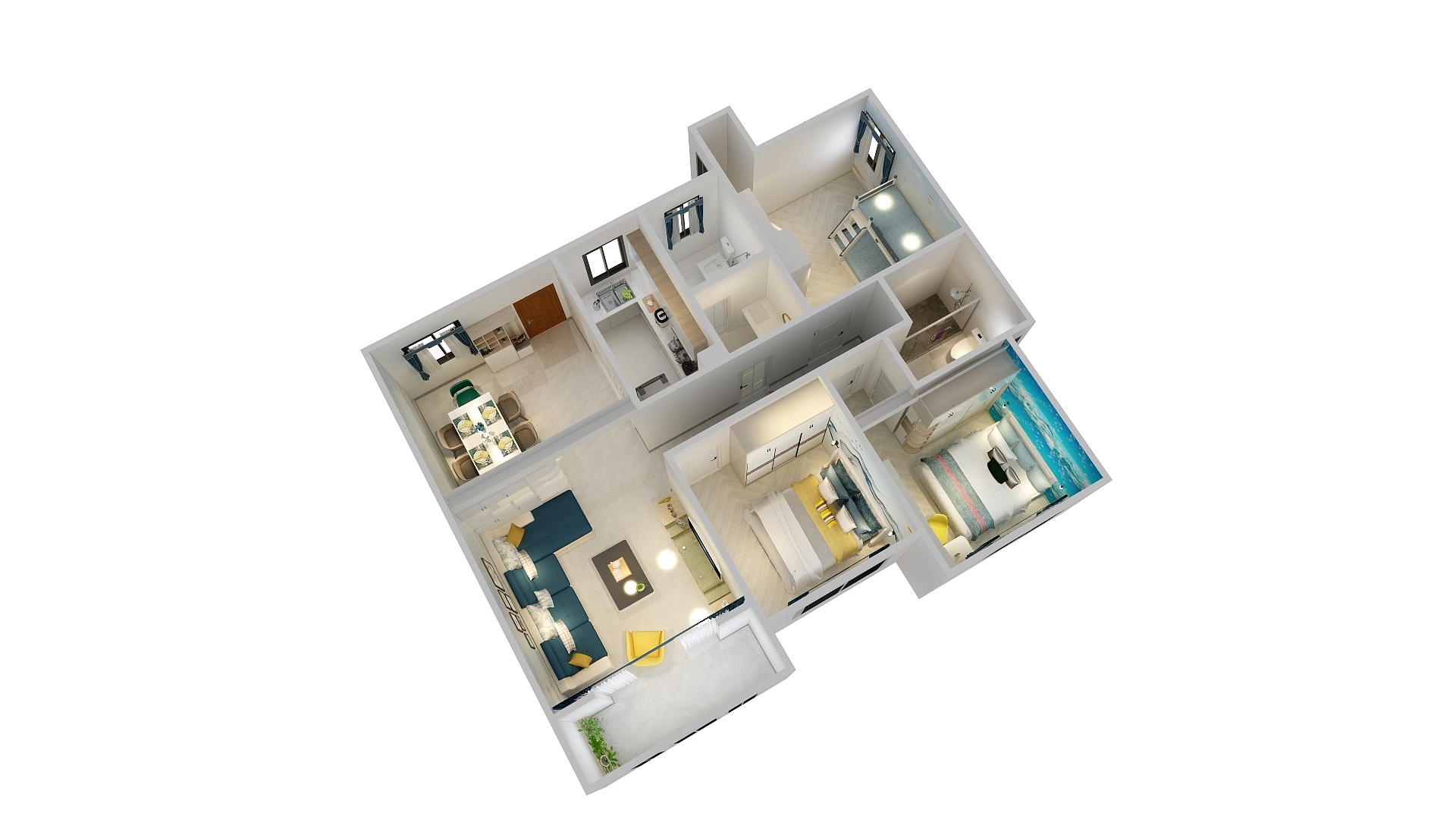 柳胜杰-心相邻财富中心1005-装修设计方案