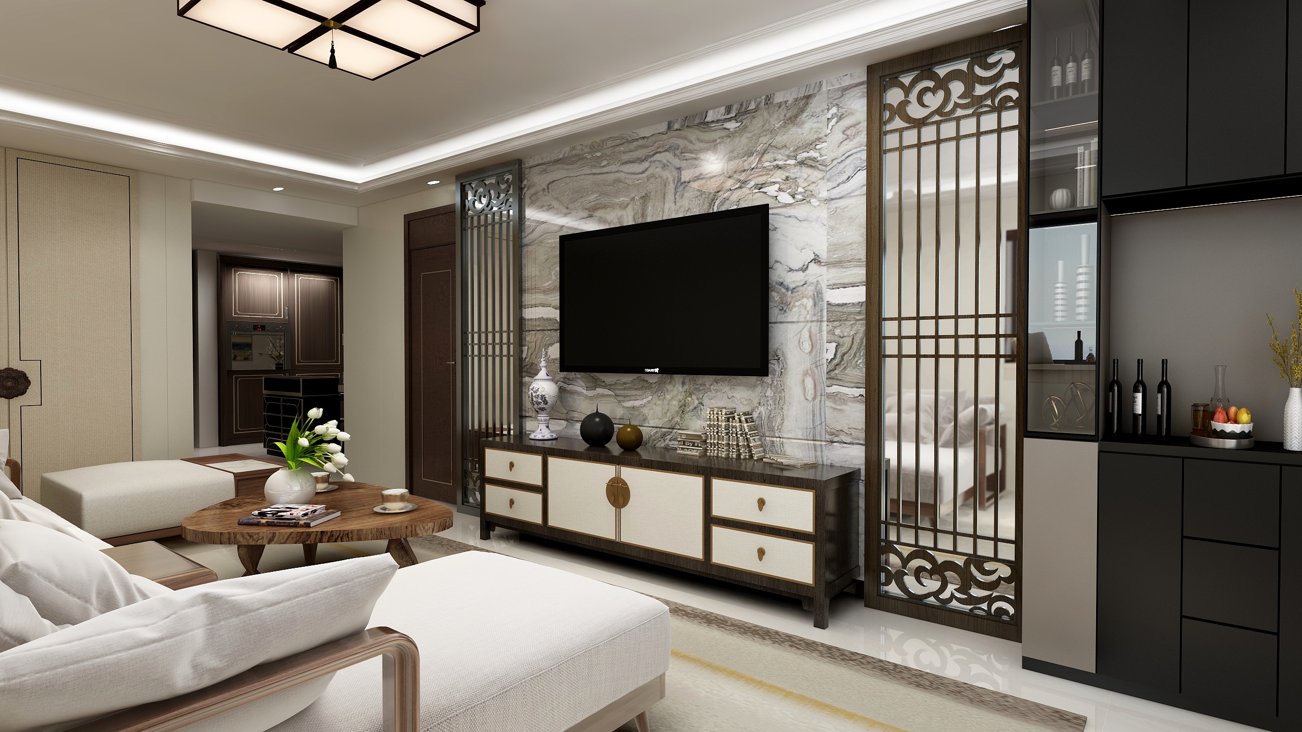 干净也爱笑flhj-华腾园-装修设计方案