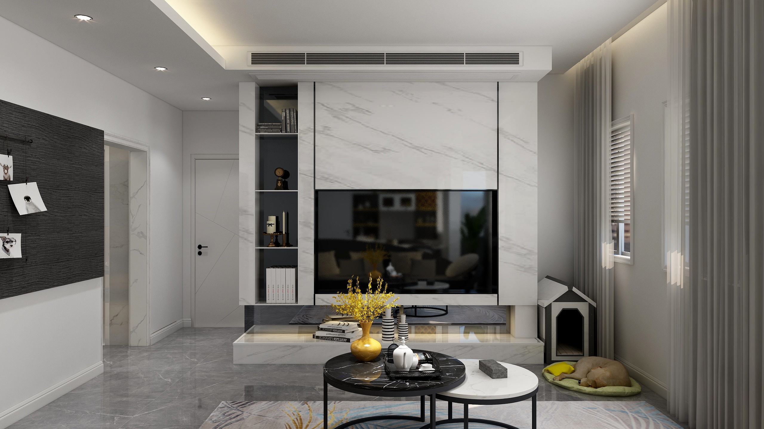 守晨-瑞和园89.50㎡B户型3室2厅1卫-装修设计方案