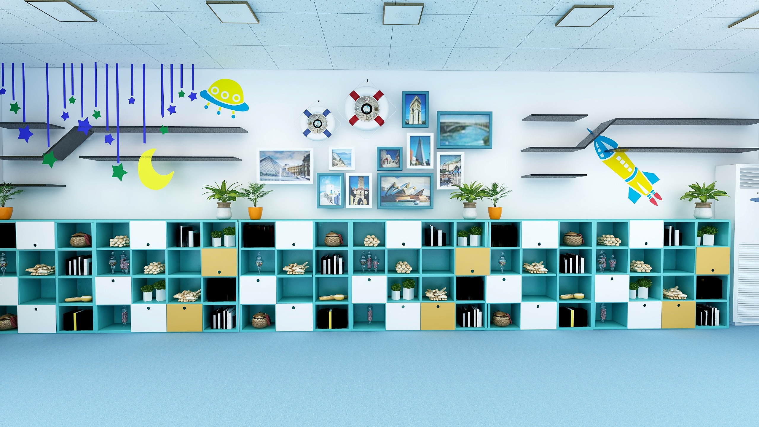 与杉设计工作室-科教室-装修设计方案