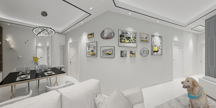 赛樂居定制厂-瑞和园89.50㎡B户型3室2厅1卫-装修设计方案