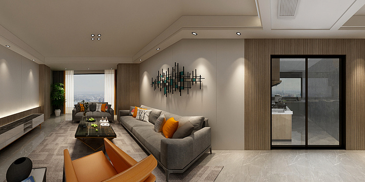 科凡全屋定制黄玲-万辉1001室    平面方案布-装修设计方案