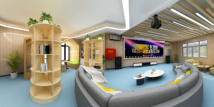 DESINGER-Dulin-现代小学多功能室-装修设计方案