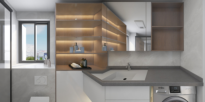 许继伟wyQN-观湖国际小区10号楼1单元703-副本-装修设计方案