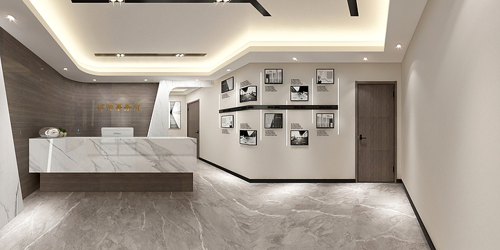 青木丿设计-律师楼效果图-2-装修设计方案