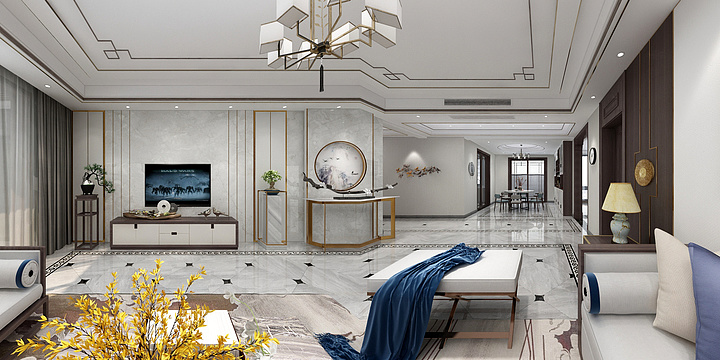 秋花夜月-望族水岸-装修设计方案