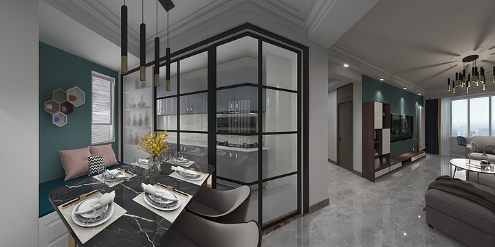 凡响空间設計-凯旋门13-2-2503MMM-装修设计方案