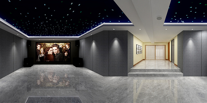 God U-绍兴大家阳光里胡总影视厅-装修设计方案