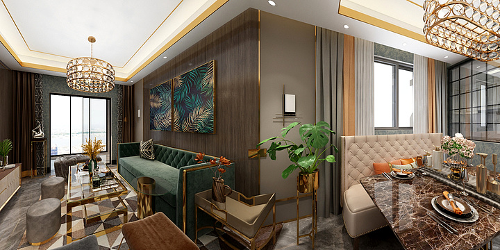 善行设计-文灶--现代轻奢风-装修设计方案