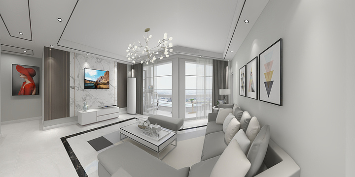 牧野设计-中粮2栋903现代简约-装修设计方案