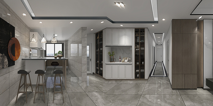 LIunnnnn-欧景嘉园-5B-301现代-装修设计方案