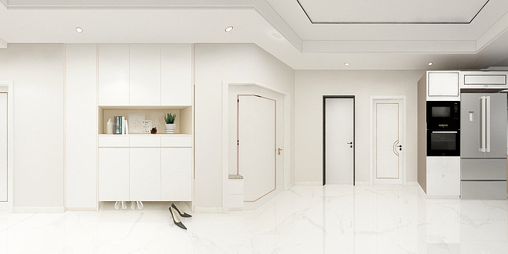 朱迪的-中央公园2号楼902现代-装修设计方案