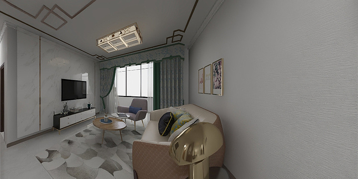 元灵儿-和顺沁园春，新中式偏现代-装修设计方案