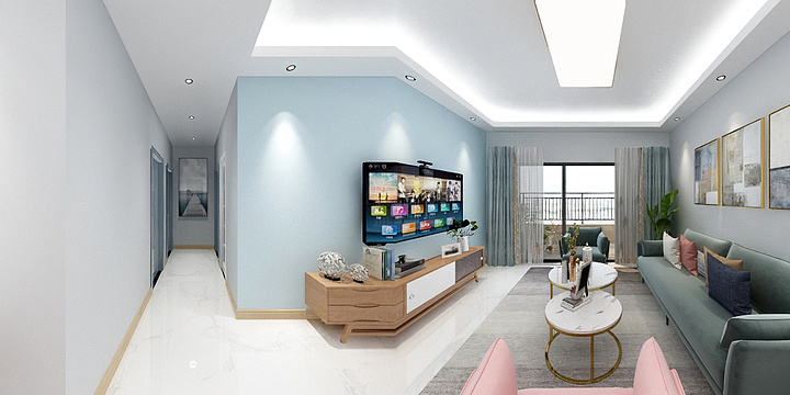 青晨设计-华发锋尚-装修设计方案