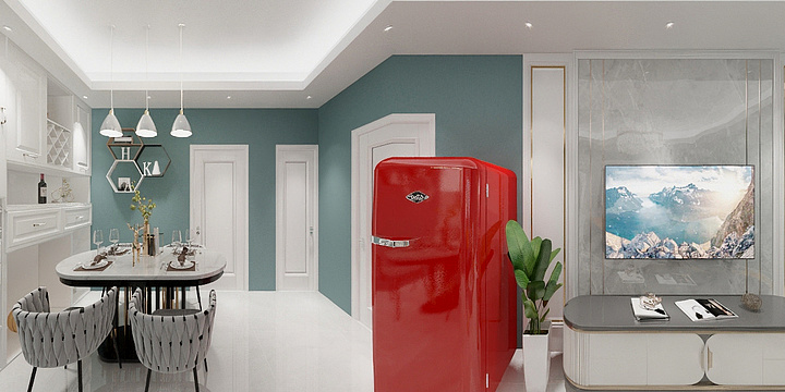 赵铁辰-瑞和园89.50㎡B户型3室2厅1卫-装修设计方案