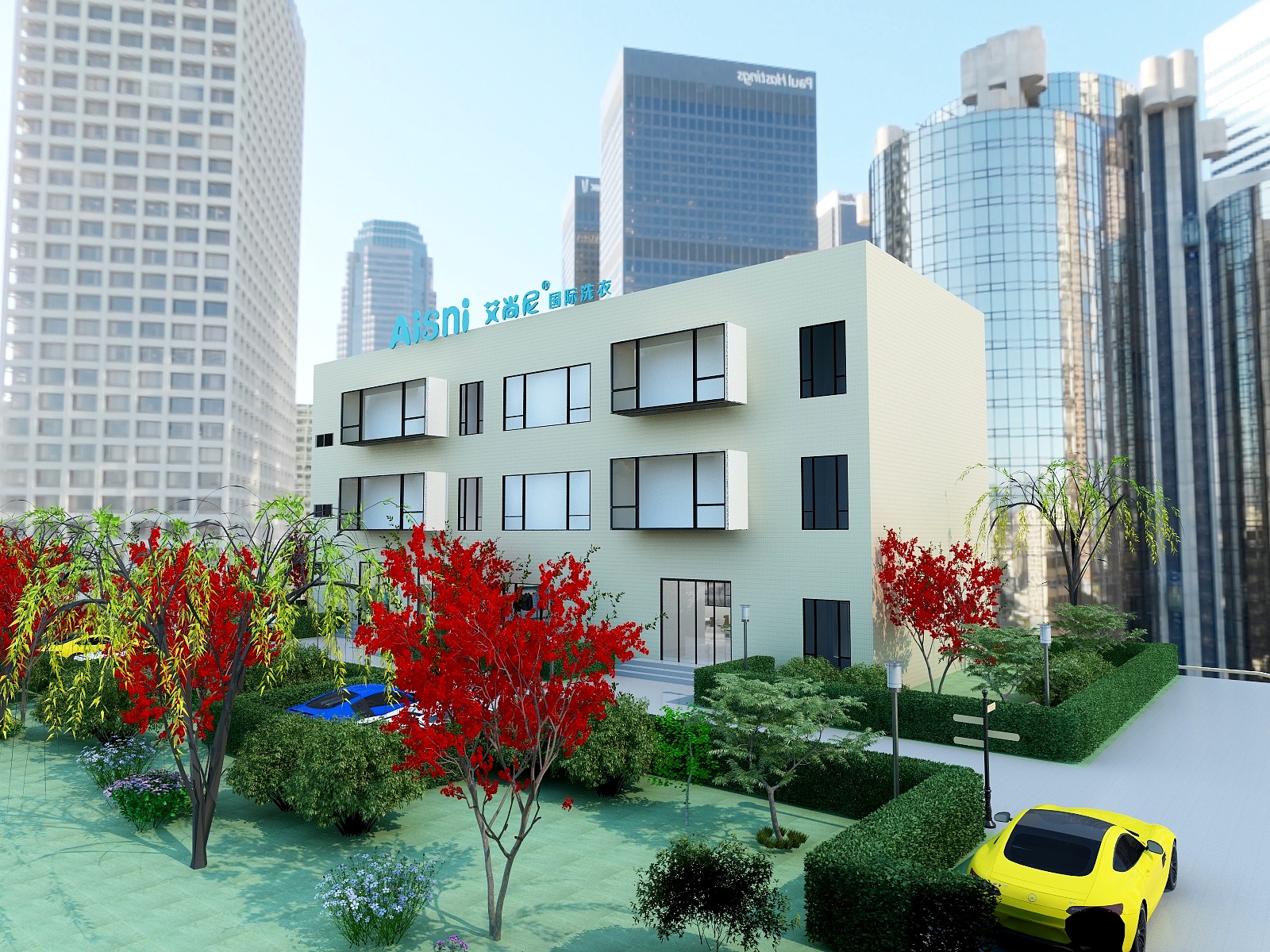 朱智豪-艾尚尼总部-装修设计方案