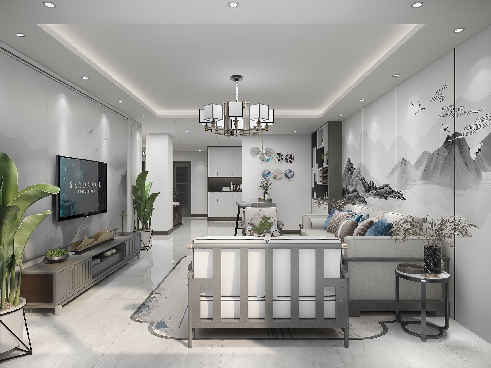 包猛-伊利平层新东方-装修设计方案