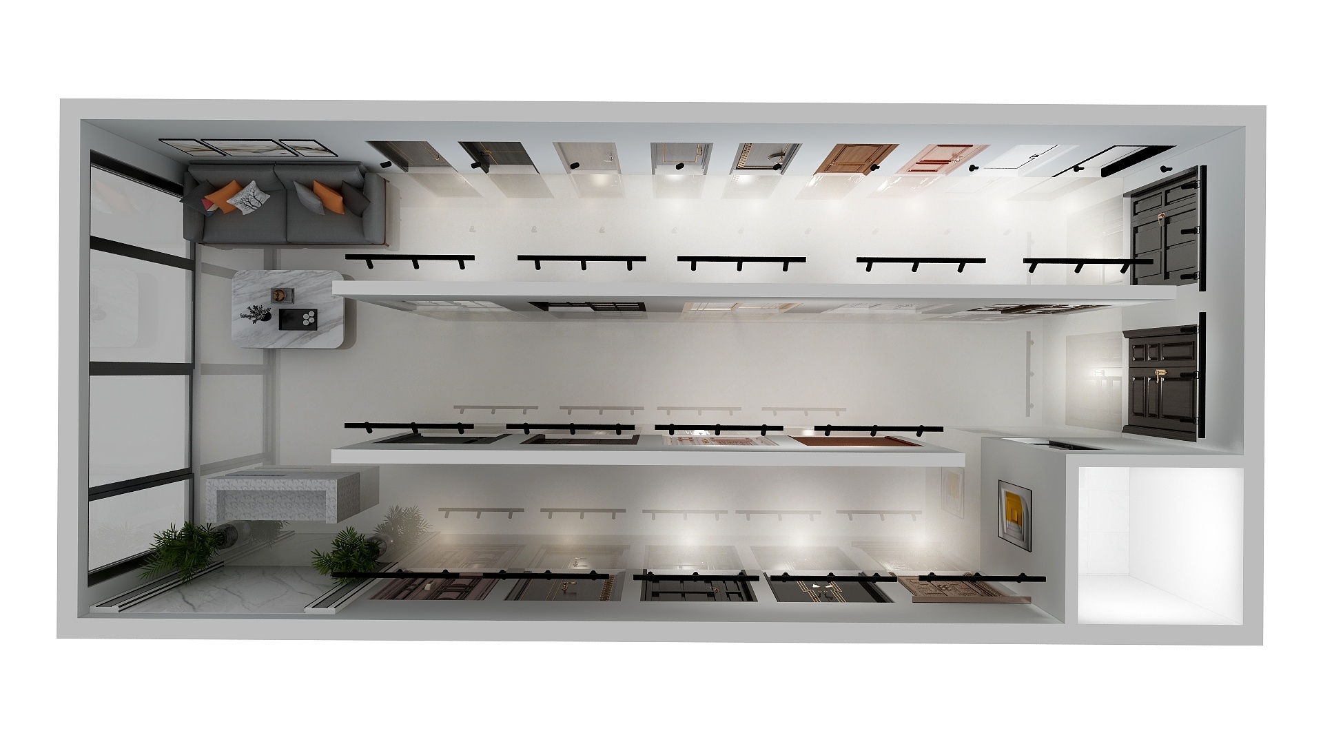 马敏都-步阳门店效果图-装修设计方案