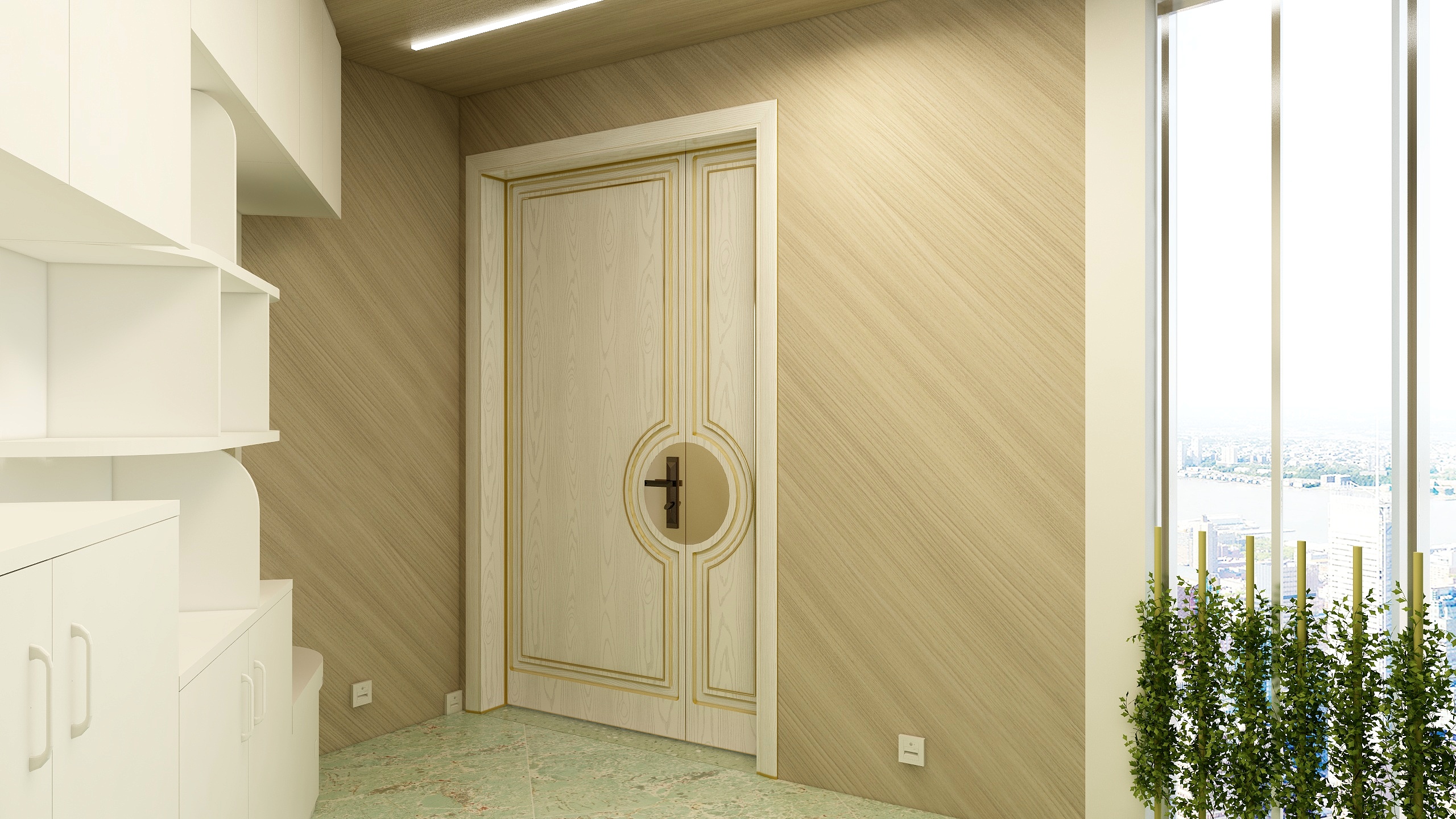 艺家全案设计中心-163平现代四居室装修效果图