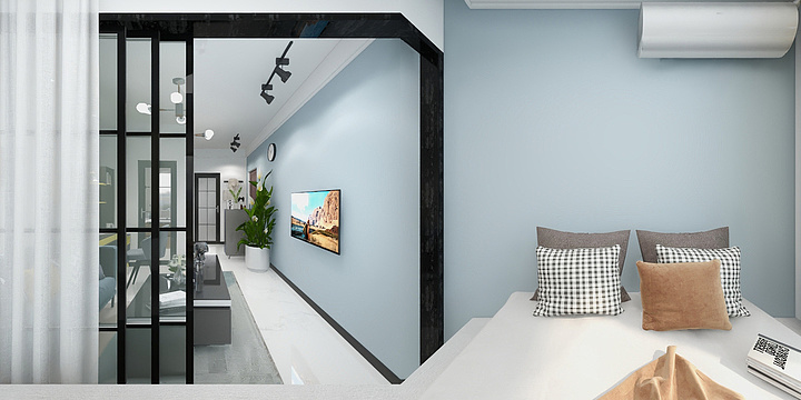 奇点空间设计-五彩阳光城-装修设计方案