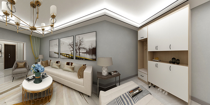 空间室内设计-大陆桥-装修设计方案