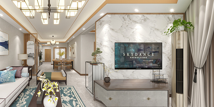 五竹丨-华铭园方案二-装修设计方案