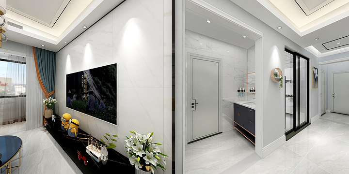 设计师郭谦-西安天琴湾-装修设计方案