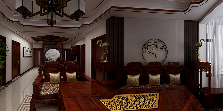 至尚雅居-御景华城2期9号楼-中式-装修设计方案