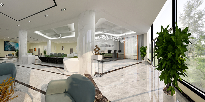 塰濤設計-售楼部3D-装修设计方案