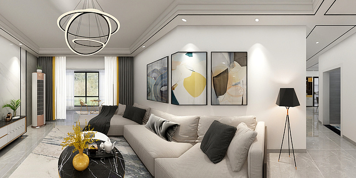 M蜂巢丶設計-金色家园李总-装修设计方案