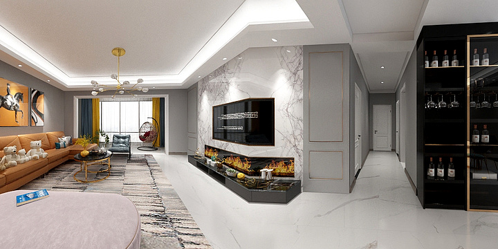 芬乐全屋定制-观澜湖一期唐总-装修设计方案